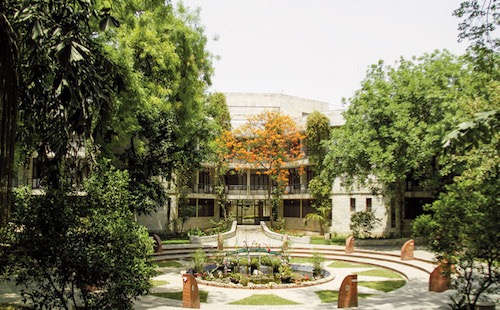 Delhi Ashram courtyard